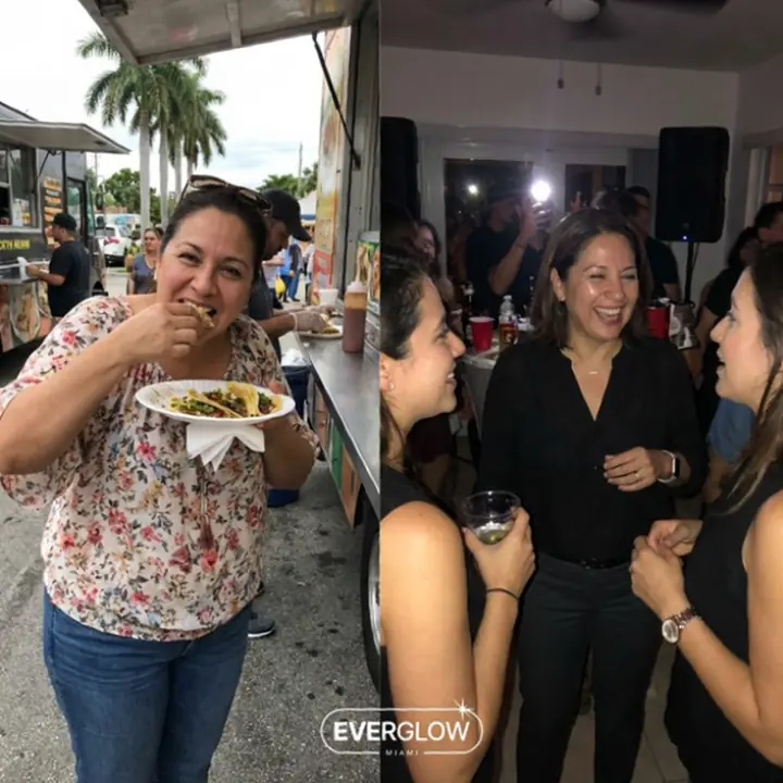 Everglow Miami patient before and after